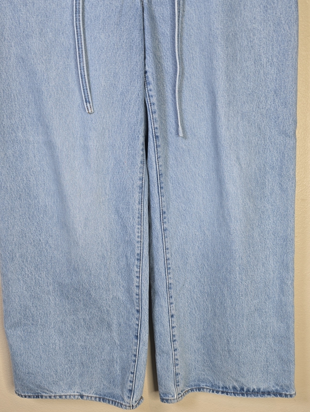 Levis Women's XL Baggy  Straight Leg Light Blue Jeans Size 32 - Picture 5 of 13